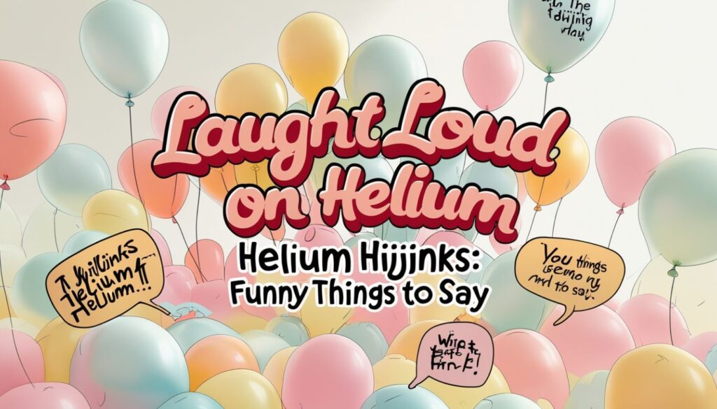 Funny Things to Say on Helium